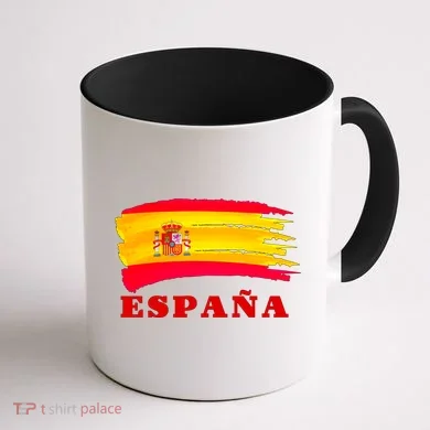 Team Spain Espana Flag Coffee Mug back