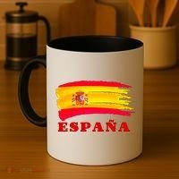 Team Spain Espana Flag Coffee Mug thumb 4