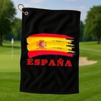Team Spain Espana Flag Golf Towel thumb 1