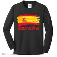 Team Spain Espana Flag Kids Long Sleeve Shirt thumb 0
