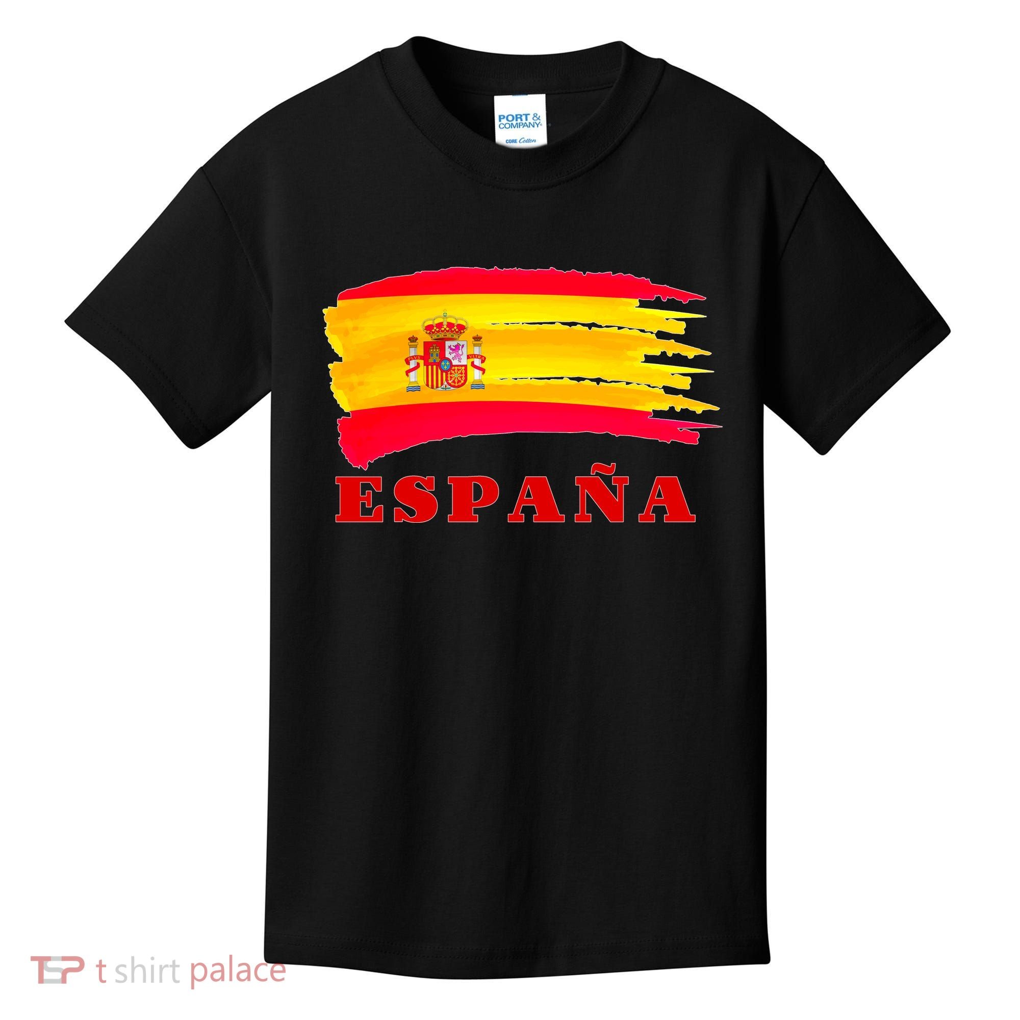 Team Spain Espana Flag Kids T-Shirt