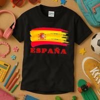 Team Spain Espana Flag Kids T-Shirt thumb 3
