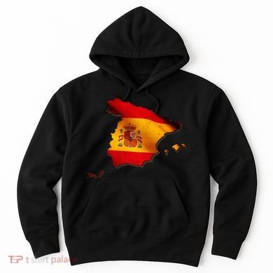 Team Spain Espana Flag Country Map Hoodie