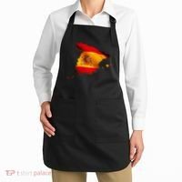 Team Spain Espana Flag Country Map Apron thumb 2
