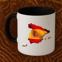 Team Spain Espana Flag Country Map Coffee Mug thumb 2