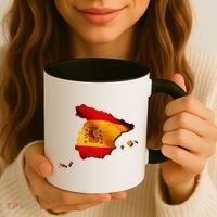 Team Spain Espana Flag Country Map Coffee Mug thumb 3