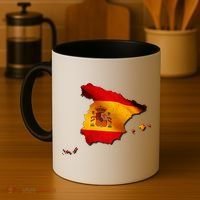 Team Spain Espana Flag Country Map Coffee Mug thumb 4