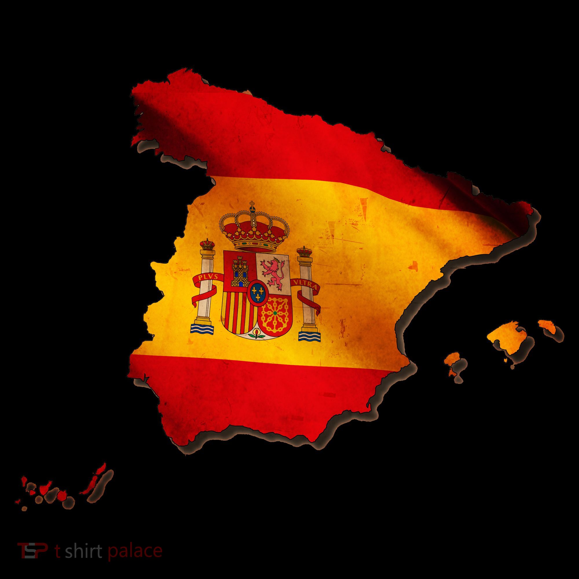 Team Spain Espana Flag Country Map Women's Hoodie