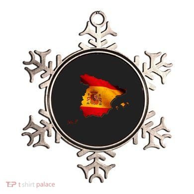 Team Spain Espana Flag Country Map Ornament