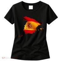 Team Spain Espana Flag Country Map Women's T-Shirt thumb 0