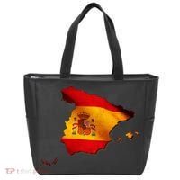 Team Spain Espana Flag Country Map Tote Bag thumb 0