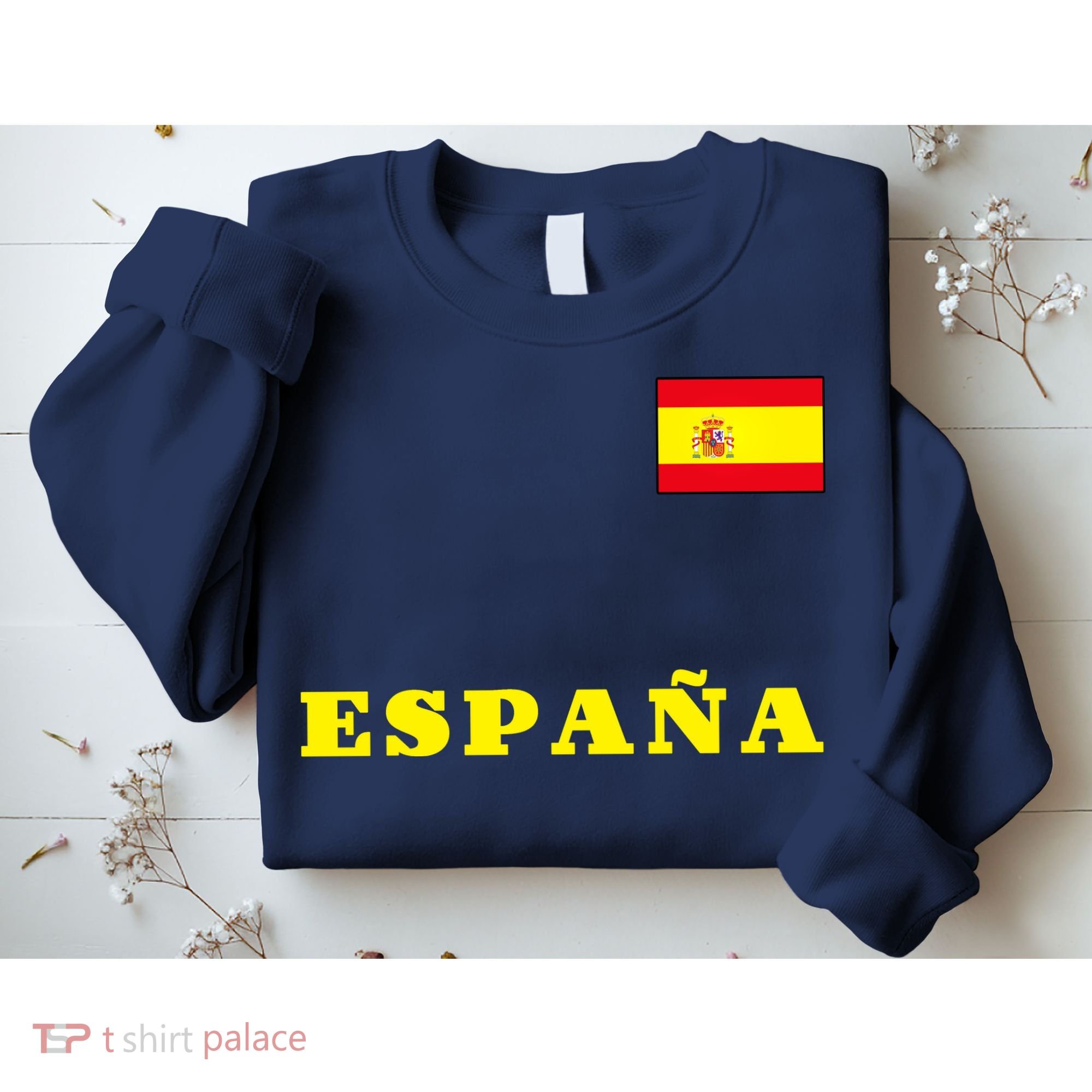 Team Spain Espana Soccer Flag Pride Sweatshirt