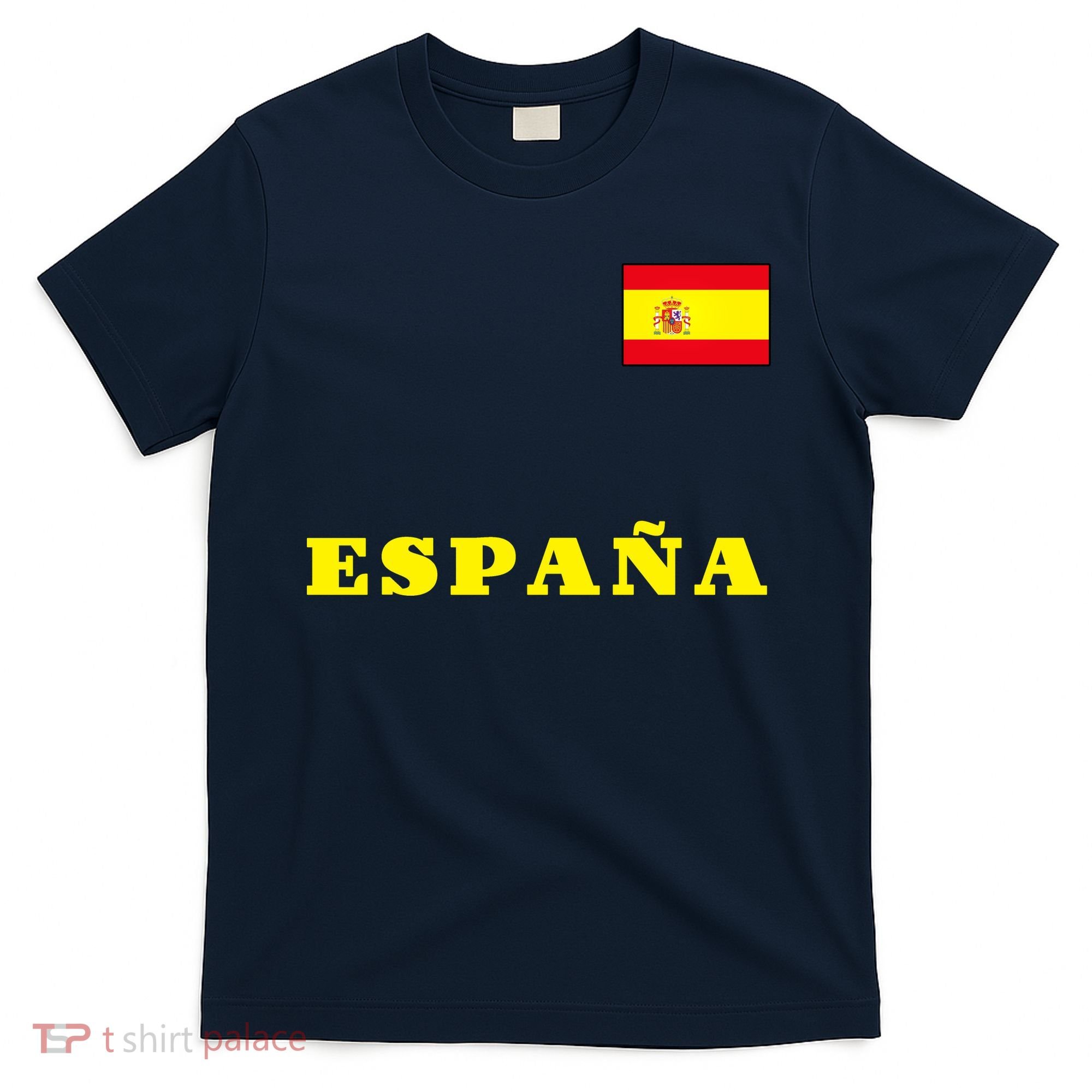 Team Spain Espana Soccer Flag Pride T-Shirt