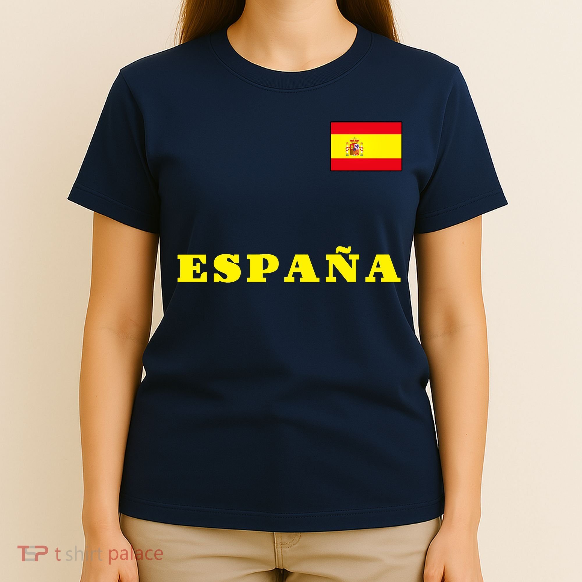 Team Spain Espana Soccer Flag Pride T-Shirt