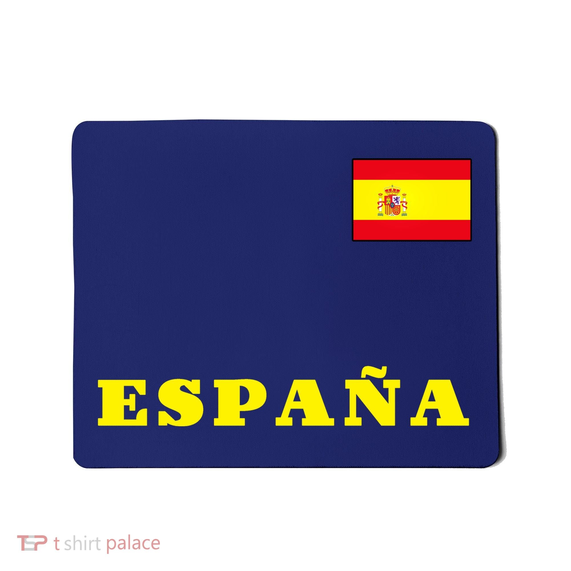 Team Spain Espana Soccer Flag Pride Mousepad