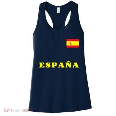 Team Spain Espana Soccer Flag Pride Women's Tank Top