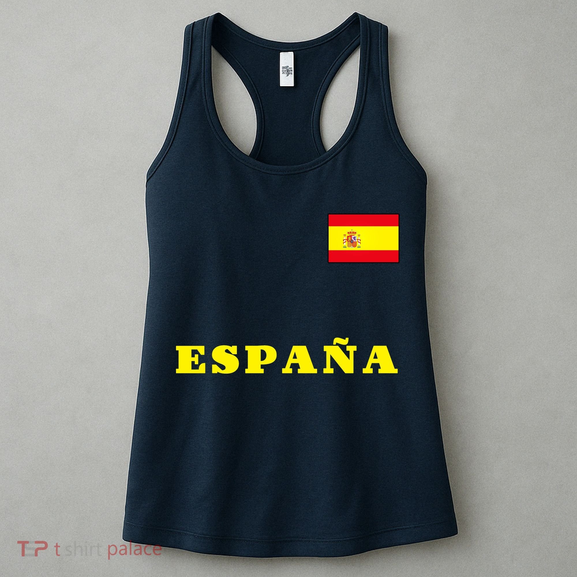 Team Spain Espana Soccer Flag Pride Women's Tank Top