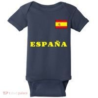 Team Spain Espana Soccer Flag Pride Baby Bodysuit thumb 0