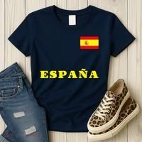 Team Spain Espana Soccer Flag Pride Women's T-Shirt thumb 3