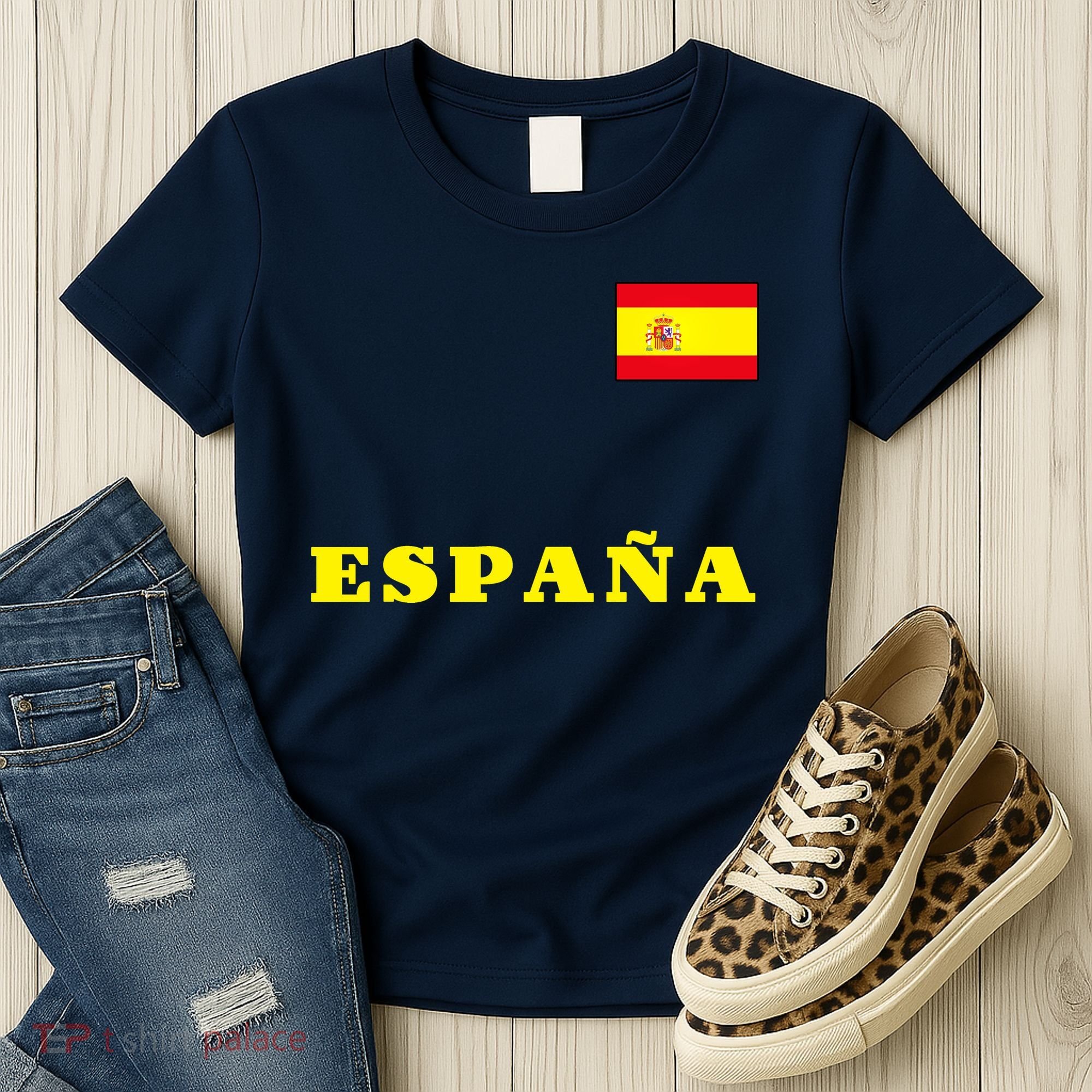 Team Spain Espana Soccer Flag Pride Women's T-Shirt