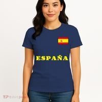 Team Spain Espana Soccer Flag Pride Women's T-Shirt thumb 4
