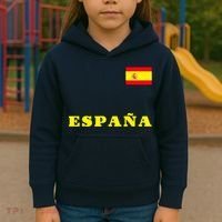 Team Spain Espana Soccer Flag Pride Kids Hoodie thumb 3