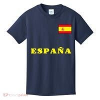 Team Spain Espana Soccer Flag Pride Kids T-Shirt thumb 0