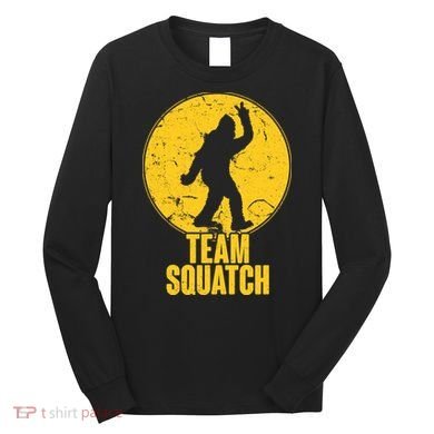 Team Squatch Bigfoot Sasquatch Long Sleeve Shirt