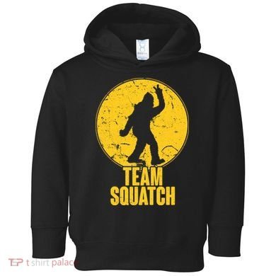 Team Squatch Bigfoot Sasquatch Toddler Hoodie
