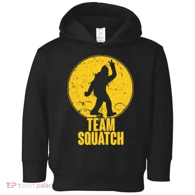 Team Squatch Bigfoot Sasquatch Toddler Hoodie