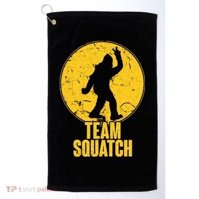 Team Squatch Bigfoot Sasquatch Golf Towel