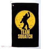 Team Squatch Bigfoot Sasquatch Golf Towel thumb 0