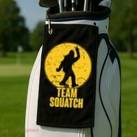 Team Squatch Bigfoot Sasquatch Golf Towel thumb 2