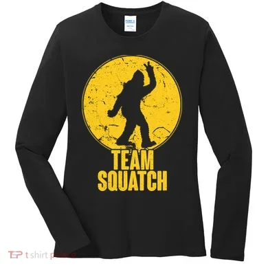 Team Squatch Bigfoot Sasquatch Women's Long Sleeve Shirt