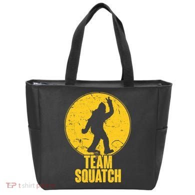 Team Squatch Bigfoot Sasquatch Tote Bag