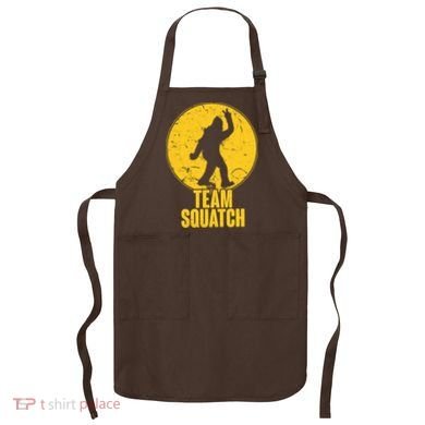 Team Squatch Bigfoot Sasquatch Apron