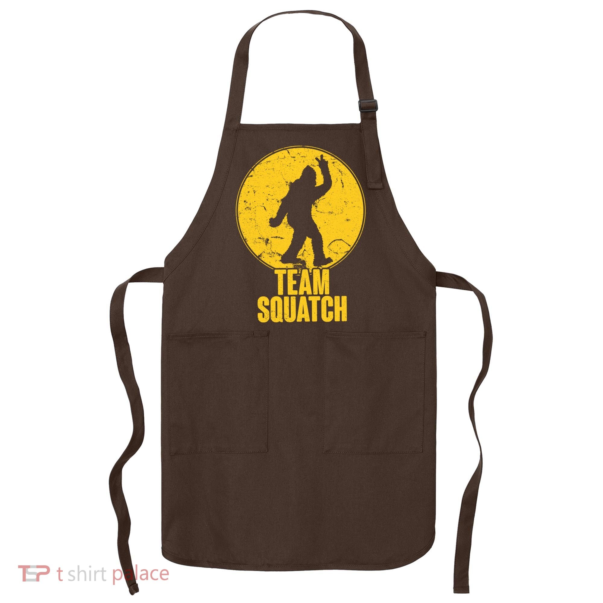 Team Squatch Bigfoot Sasquatch Apron