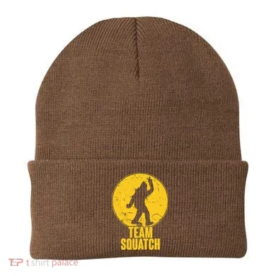 Team Squatch Bigfoot Sasquatch Beanie