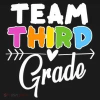 Team Third Grade Arrow Heart Doggie Tank thumb 4