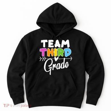 Team Third Grade Arrow Heart Hoodie