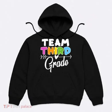 Team Third Grade Arrow Heart Hoodie