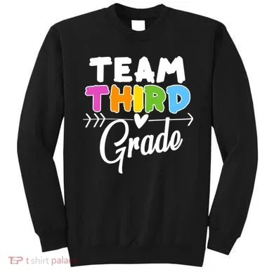 Team Third Grade Arrow Heart Sweatshirt