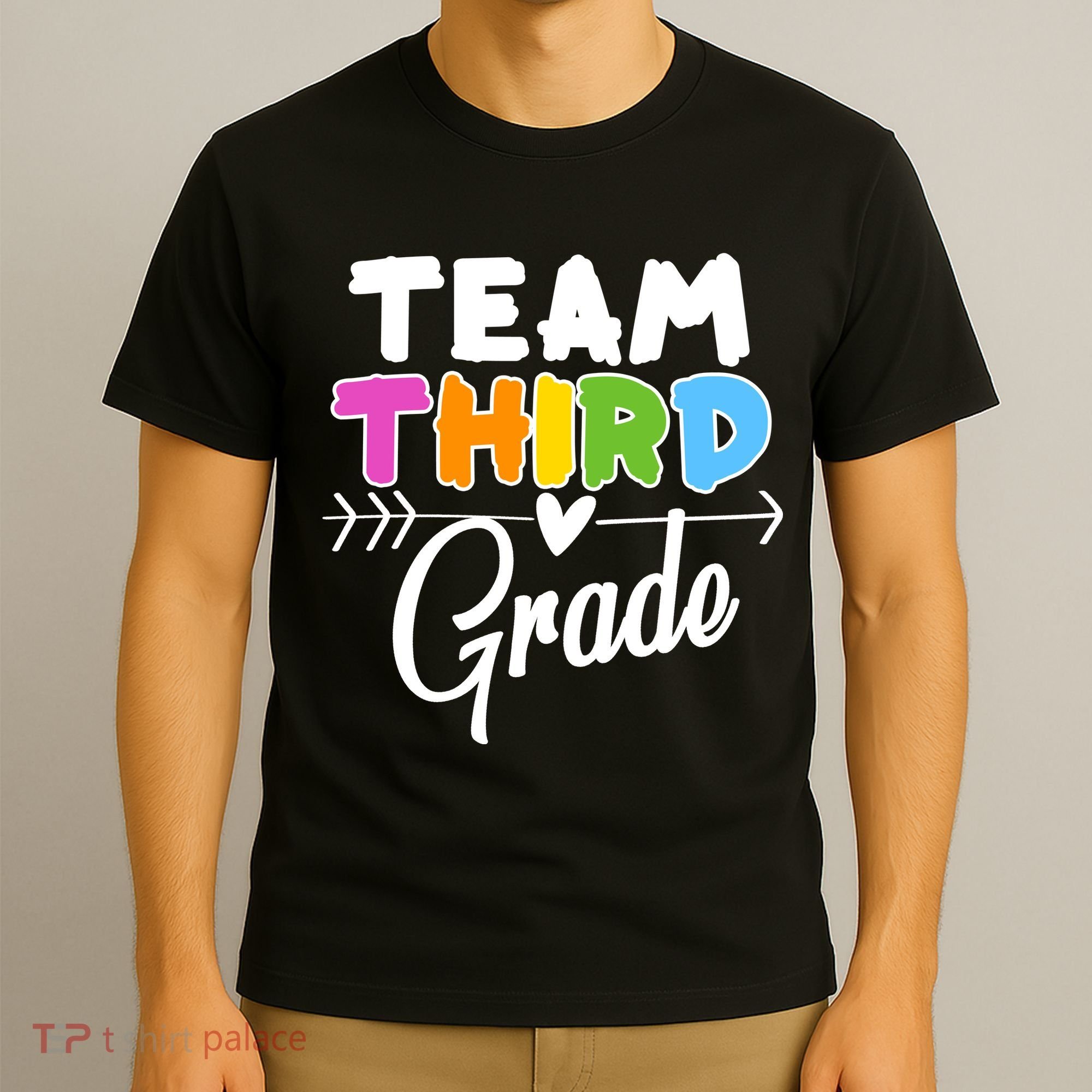 Team Third Grade Arrow Heart T-Shirt