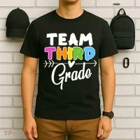 Team Third Grade Arrow Heart T-Shirt thumb 6