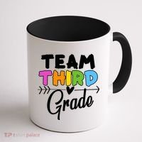 Team Third Grade Arrow Heart Coffee Mug thumb 1