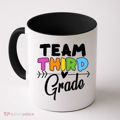 Team Third Grade Arrow Heart Coffee Mug