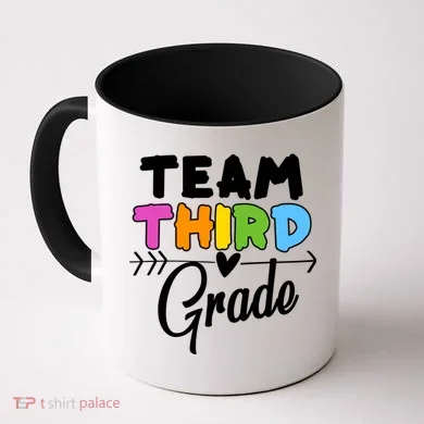 Team Third Grade Arrow Heart Coffee Mug