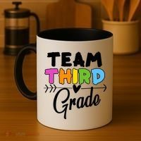 Team Third Grade Arrow Heart Coffee Mug thumb 4