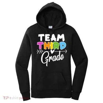 Team Third Grade Arrow Heart Women's Hoodie