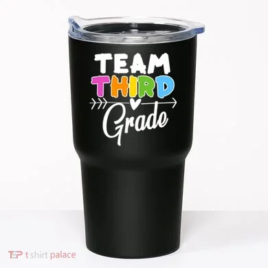 Team Third Grade Arrow Heart Tumbler